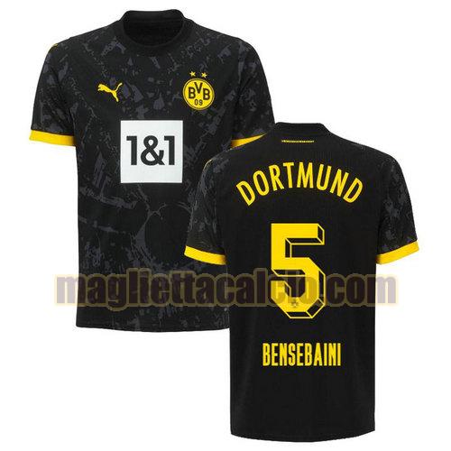 maglia seconda bensebaini borussia dortmund uomo 2023-2024