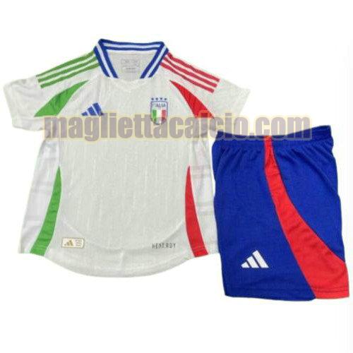 maglia seconda italia bambino 2024