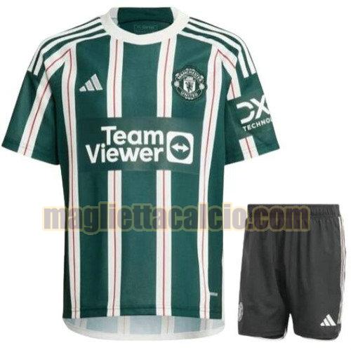 maglia seconda manchester united bambino 2024-2025