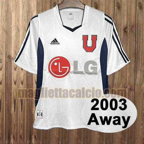 maglia seconda universidad de chile uomo 2003