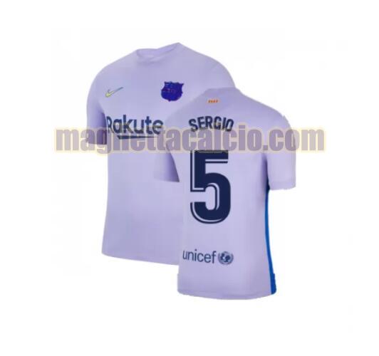 maglia sergio 5 barcellona uomo seconda 2021-2022