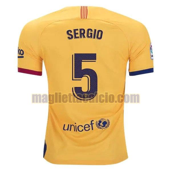 maglia sergio 5 barcellona uomo seconda divise 2019-2020