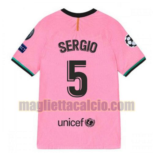 maglia sergio 5 barcellona uomo terza 2020-2021
