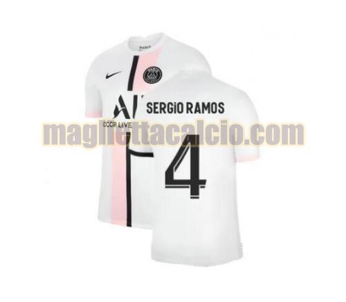 maglia sergio ramos 4 paris saint germain uomo seconda 2021-2022
