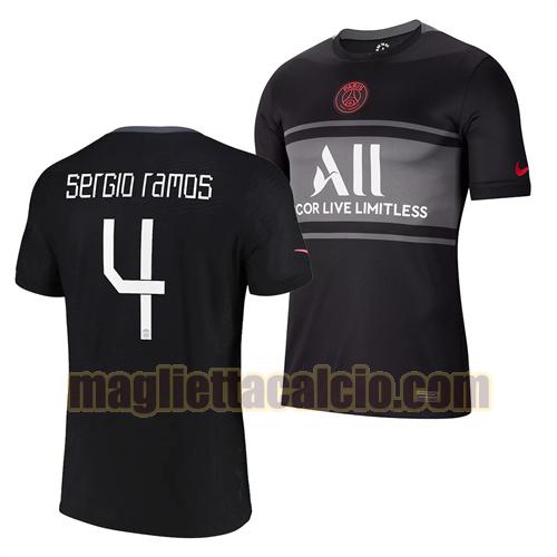 maglia sergio ramos 4 paris saint germain uomo terza 2021-2022