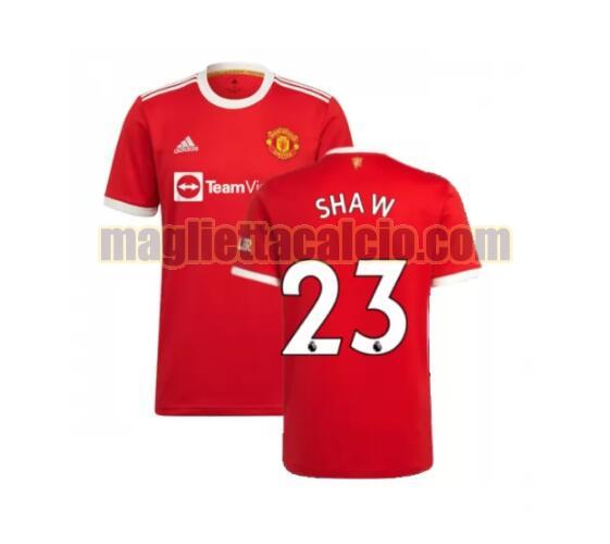 maglia shaw 23 manchester united uomo prima 2021-2022