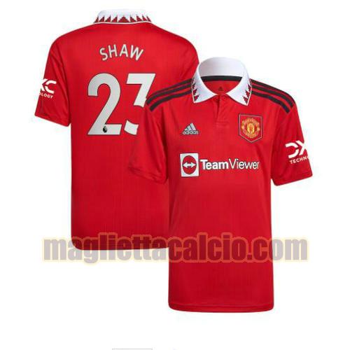 maglia shaw 23 manchester united uomo prima 2022-2023