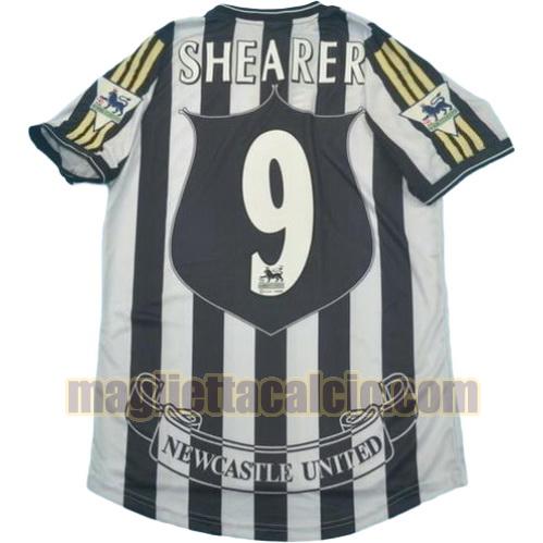 maglia shearer 9 newcastle united uomo prima divisa 1997-1999