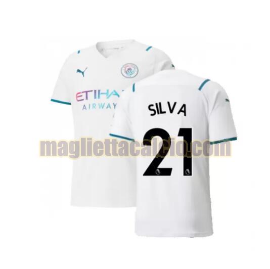 maglia silva 21 manchester city uomo seconda 2021-2022