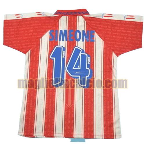 maglia simeone 14 atletico madrid uomo prima divisa 1995-1996