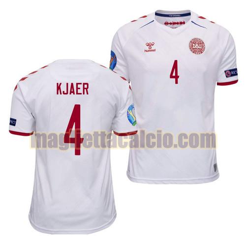 maglia simon kjaer 4 denmark uomo seconda 2021-2022