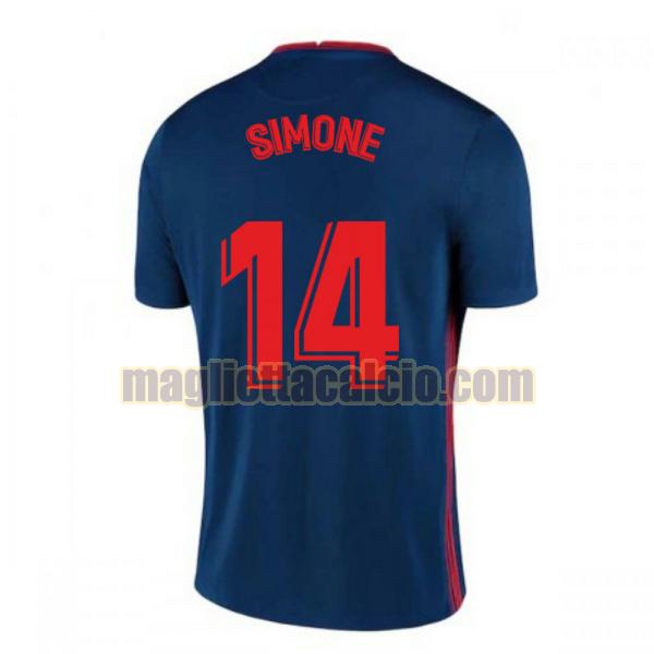 maglia simone 14 atletico madrid uomo seconda 2020-2021