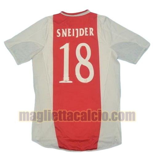 maglia sneijder 18 ajax uomo prima divisa 2004-2005