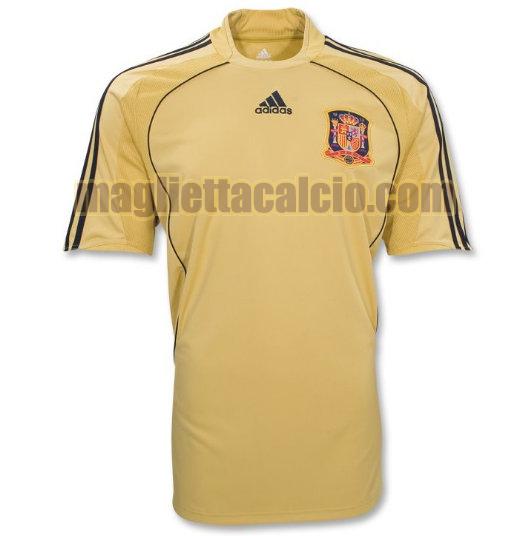 maglia spagna giallo seconda 2008