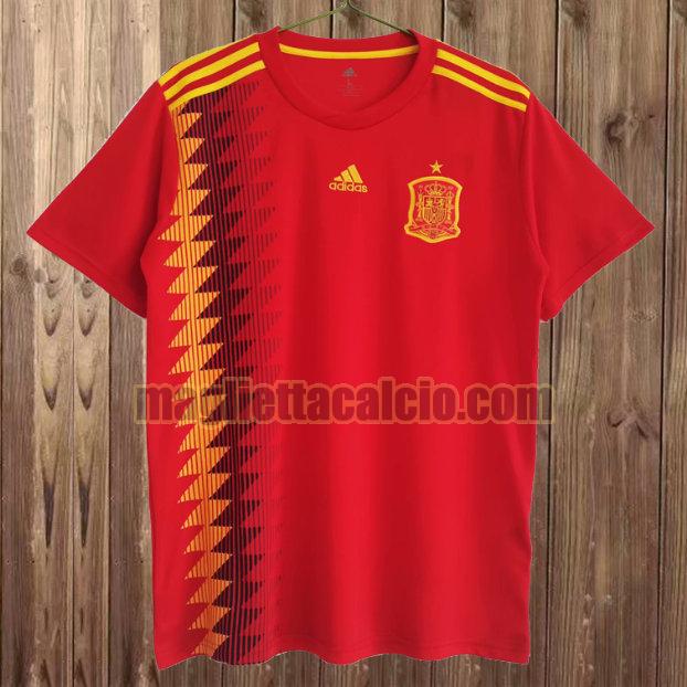 maglia spagna rosso prima 2018