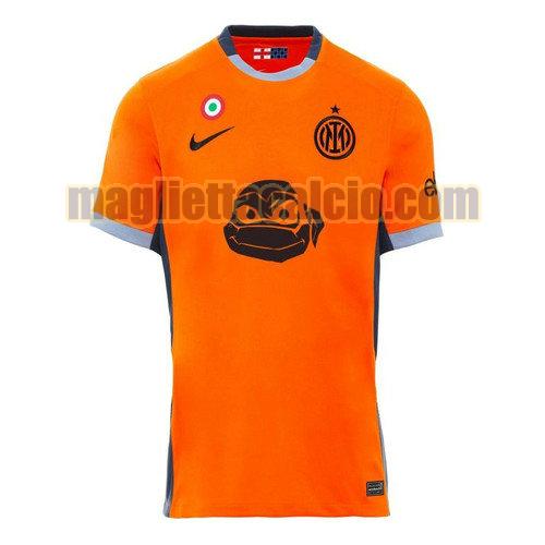 maglia special edition tg14 inter milan uomo arancia 2023-2024