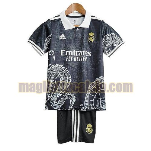 maglia speciale real madrid bambino nero 2023-2024