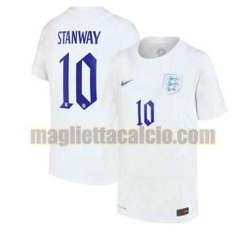 maglia stanway 10 inghilterra uomo prima 2022-2023
