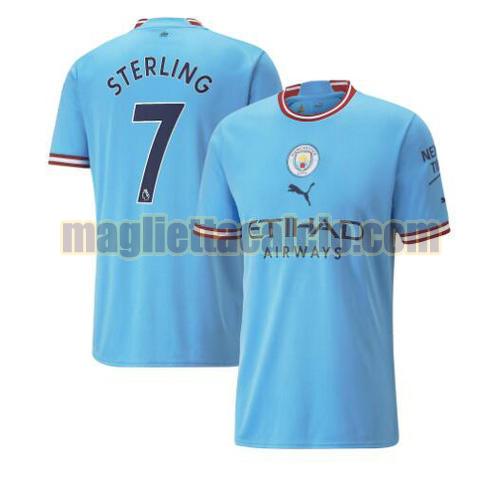 maglia sterling 7 manchester city uomo prima 2022-2023