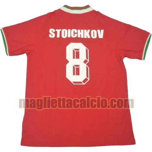 maglia stoichkov 8 bulgaria uomo seconda divisa coppa del mondo 1994