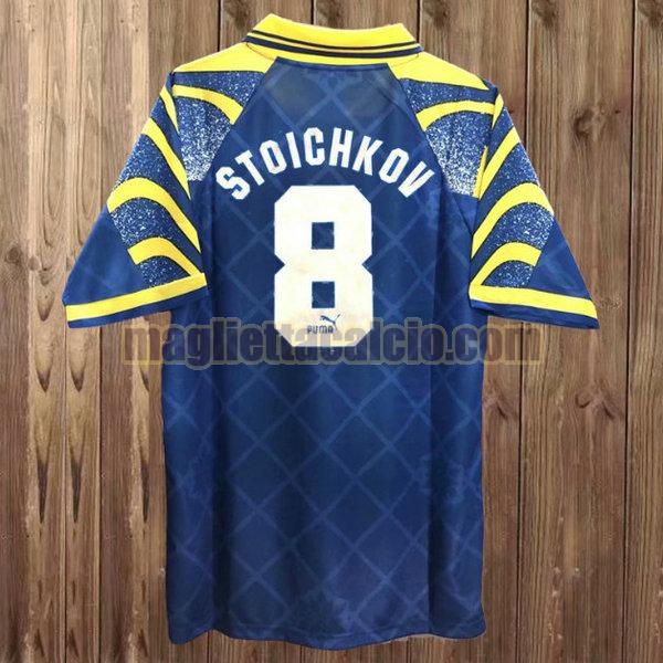 maglia stoichkov 8 parma blu prima 1995-1997