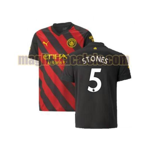 maglia stones 5 manchester city uomo seconda 2022-2023