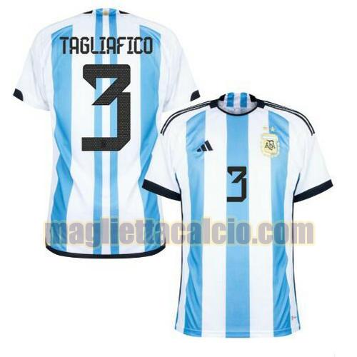 maglia tagliafico 3 argentina uomo prima 2022