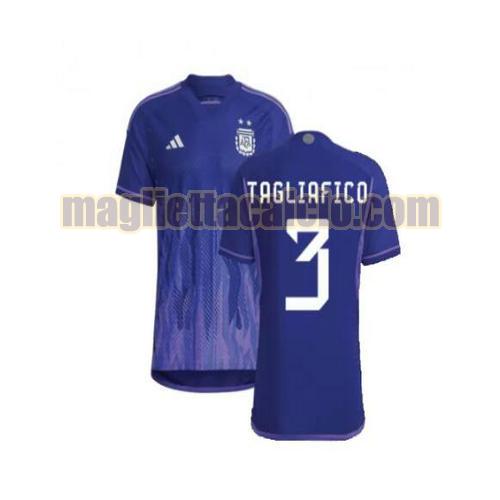 maglia tagliafico 3 argentina uomo seconda 2022