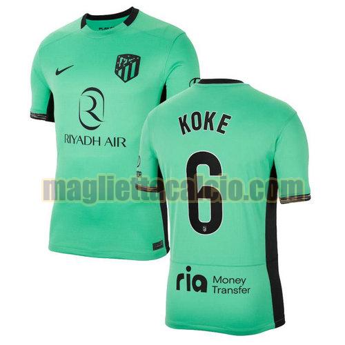 maglia terza koke 6 atletico madrid uomo 2023-2024