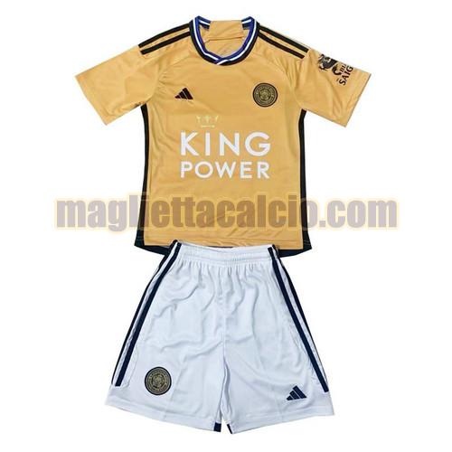 maglia terza leicester city bambino 2023-2024