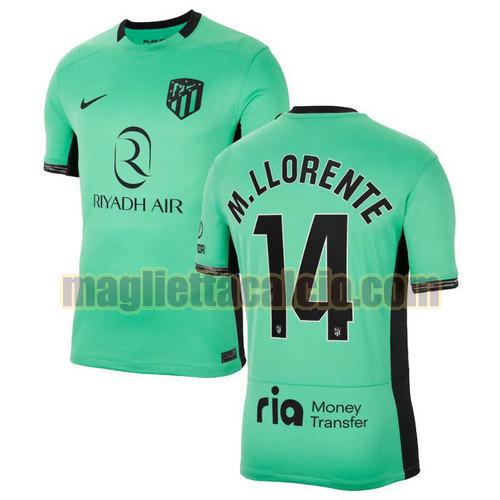 maglia terza m. llorente 14 atletico madrid uomo 2023-2024