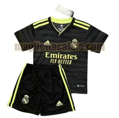 maglia terza real madrid bambino 2022-2023