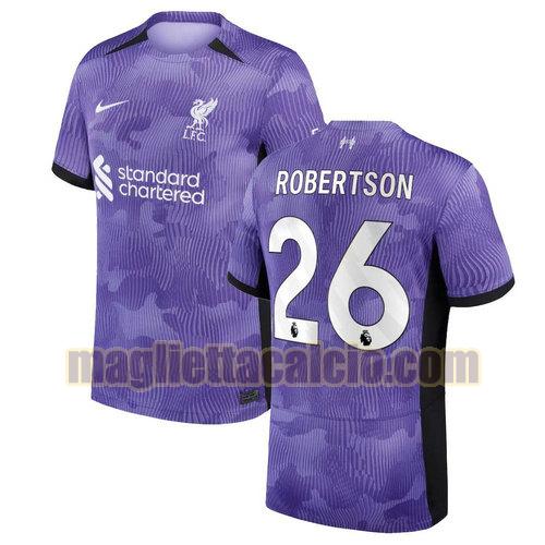 maglia terza robertson 26 liverpool uomo 2023-2024