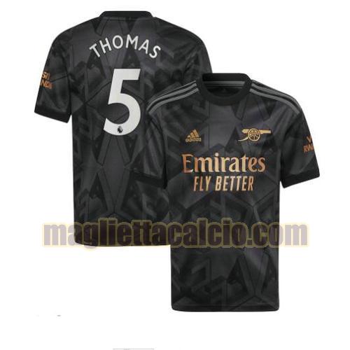 maglia thomas 5 arsenal uomo seconda 2022-2023