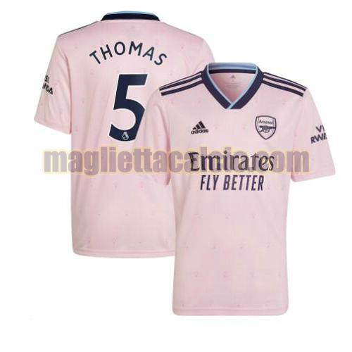 maglia thomas 5 arsenal uomo terza 2022-2023