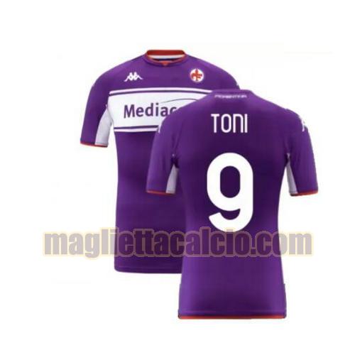 maglia toni 9 fiorentina uomo prima 2021-2022