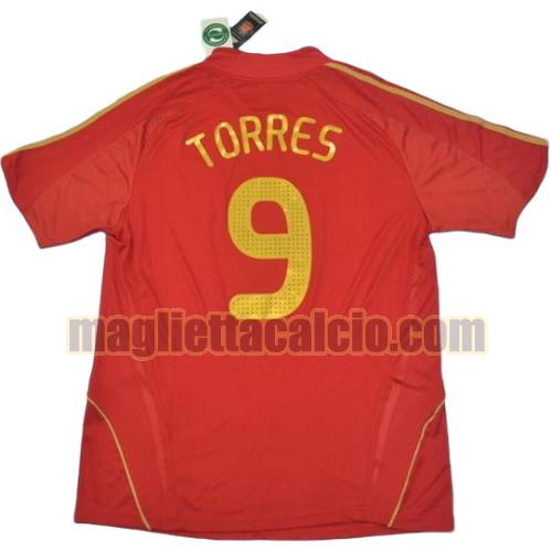 maglia torres 9 spagna uomo prima divisa 2008