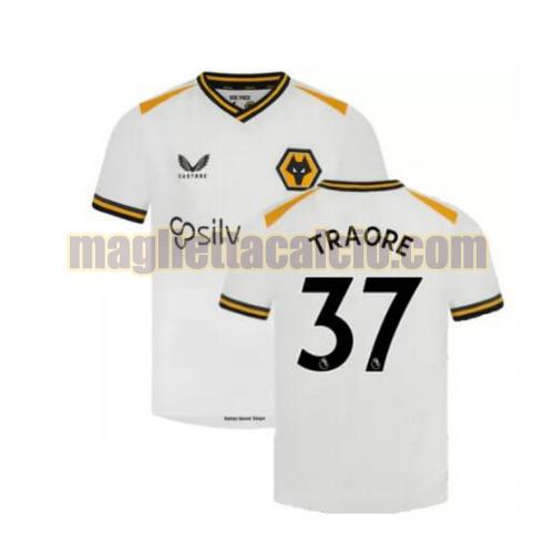 maglia traore 37 wolverhampton uomo terza 2021-2022