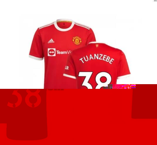maglia tuanzebe 38 manchester united uomo prima 2021-2022