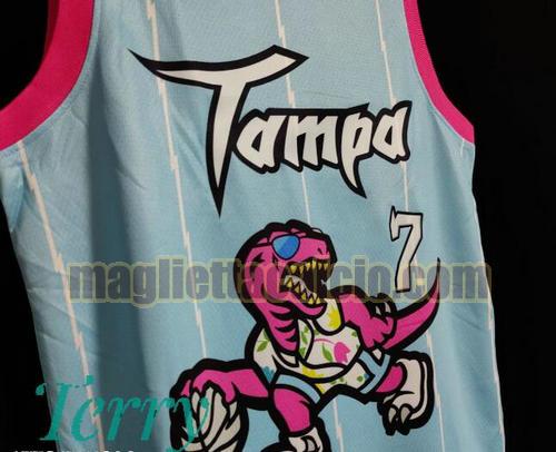  maglia uomo alex len 2021 tampa city toronto raptors rosa blu 27