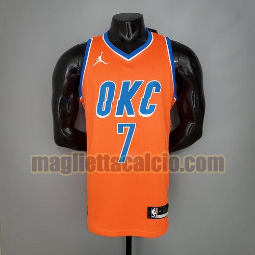maglia uomo anthony oklahoma city thunder arancia 7