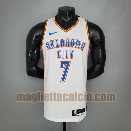 maglia uomo anthony oklahoma city thunder bianco 7