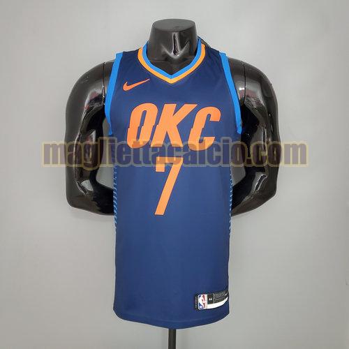 maglia uomo anthony oklahoma city thunder strisce blu 7