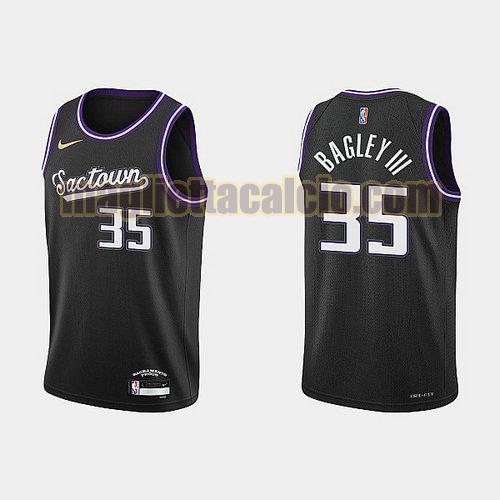 maglia uomo bagley iii 2022 city edition 75th anniversary edition sacramento kings nero 35