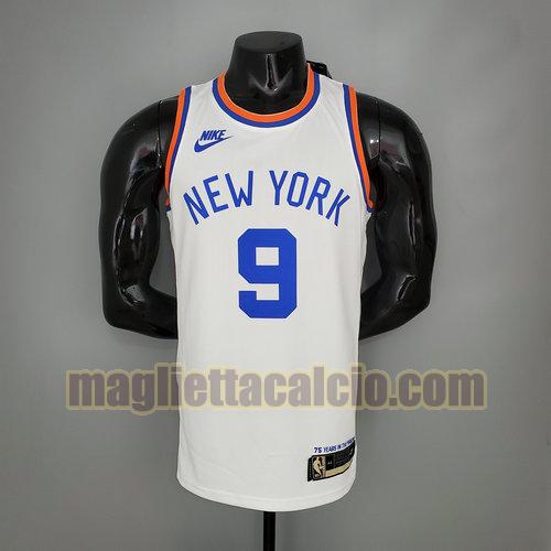 maglia uomo barrett 75° anniversario new york knicks bianco 9