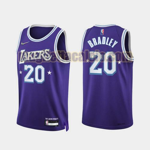 maglia uomo bradley 2022 city edition 75th anniversary edition los angeles lakers porpora 20