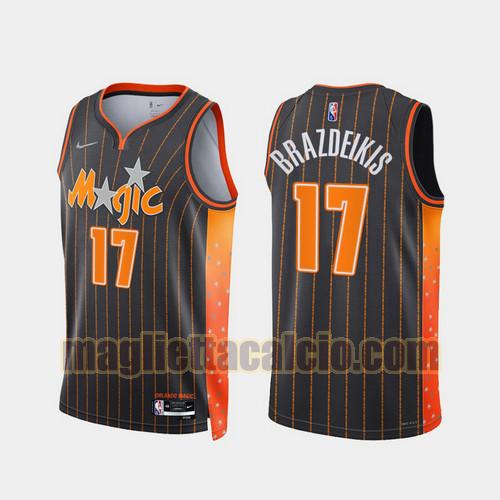 maglia uomo brazdeikis 2022 city edition 75th anniversary edition orlando magic blu oscuro 17