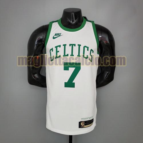 maglia uomo brown 75° anniversario boston celtics bianco 7
