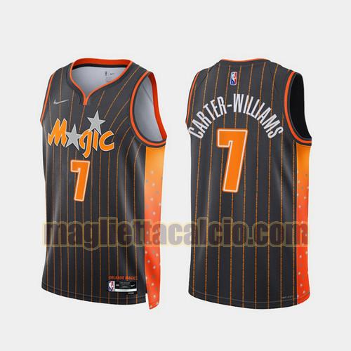 maglia uomo carter williams 2022 city edition 75th anniversary edition orlando magic blu oscuro 7