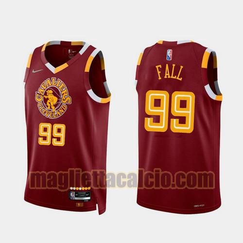 maglia uomo fall 2022 city edition 75th anniversary edition cleveland cavaliers rosso 99